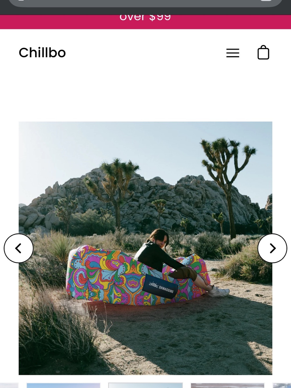 Chillbo schwaggins inflatable outdoor sofa
